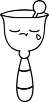 line drawing cartoon school bell png