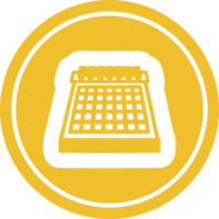 maandelijkse kalender cirkelpictogram png