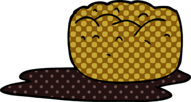 cartone animato doodle yorkshire pudding e sugo png