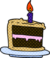 gâteau d'anniversaire de griffonnage de dessin animé png