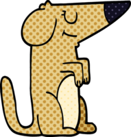 cartoon doodle dog png