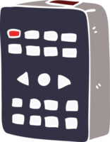 cartoon doodle remote control png
