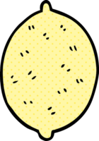 cartoon doodle lemon fruit png