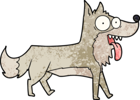 cartoon happy dog png