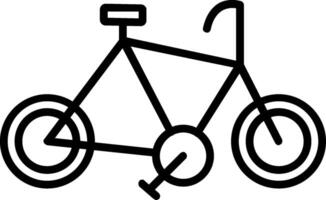 Cycle Line Icon Design vector