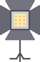 Spotlight Flat Icon Design vector