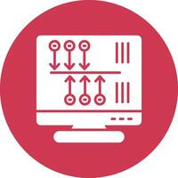 TimeGlyph Multi Circle Glyph Multi Circle Icon vector