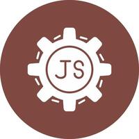 Javascript Glyph Multi Circle Icon vector