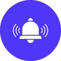 Bell Glyph Multi Circle Icon vector