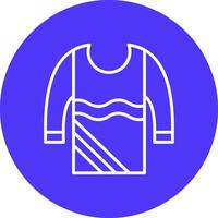 Sweater Line Multi Circle Icon vector