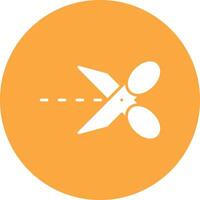 Cut Glyph Multi Circle Icon vector