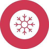 Frost Glyph Multi Circle Icon vector