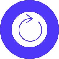 Loop Glyph Multi Circle Icon vector