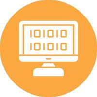 Algorithm Glyph Multi Circle Icon vector