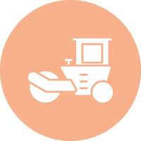 Roller Glyph Multi Circle Icon vector