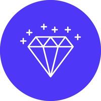 Diamond Line Multi Circle Icon vector