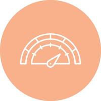 Gauge Line Multi Circle Icon vector