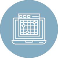 Heatmap Line Multi Circle Icon vector