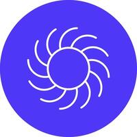 Nebula Line Multi Circle Icon vector