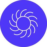 Nebula Line Multi Circle Icon vector