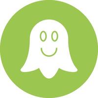 Ghost Glyph Multi Circle Icon vector