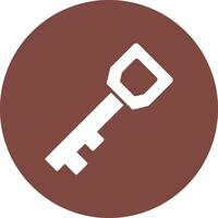 Key Glyph Multi Circle Icon vector