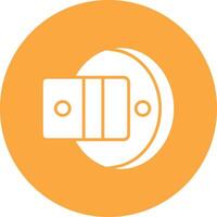 Doorstop Glyph Multi Circle Icon vector