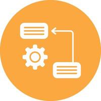 Prioritize Glyph Multi Circle Icon vector