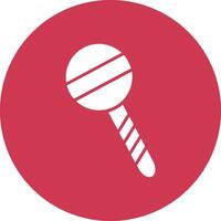 Lollipop Glyph Multi Circle Icon vector