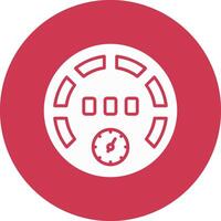 Gauge Glyph Multi Circle Icon vector