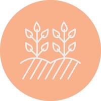 Field Line Multi Circle Icon vector