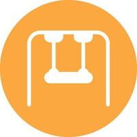 Swing Glyph Multi Circle Icon vector