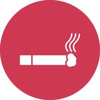 Cigarette Glyph Multi Circle Icon vector