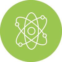 Atom Line Multi Circle Icon vector