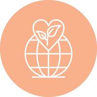 Eco Friendly Line Multi Circle Icon vector