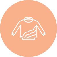 Sweater Line Multi Circle Icon vector