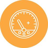 Gauge Line Multi Circle Icon vector