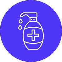 Soap Line Multi Circle Icon vector