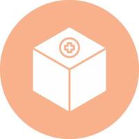 Box Glyph Multi Circle Icon vector