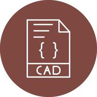 CAD Line Multi Circle Icon vector