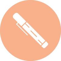 Pen Glyph Multi Circle Icon vector