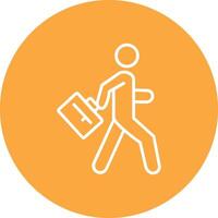 Man Line Multi Circle Icon vector