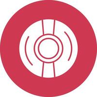 Cd Glyph Multi Circle Icon vector