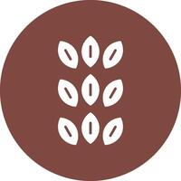 Sesame Glyph Multi Circle Icon vector