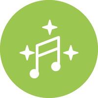 Music Glyph Multi Circle Icon vector