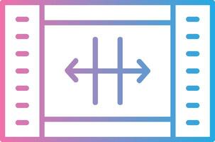Resize Line Gradient Icon Design vector
