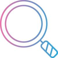 Magnifying Glass Line Gradient Icon Design vector
