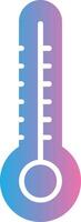 Thermometer Glyph Gradient Icon Design vector