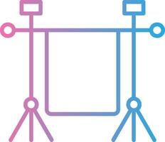 Chroma Line Gradient Icon Design vector