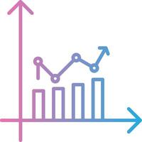 Performnce Line Gradient Icon Design vector